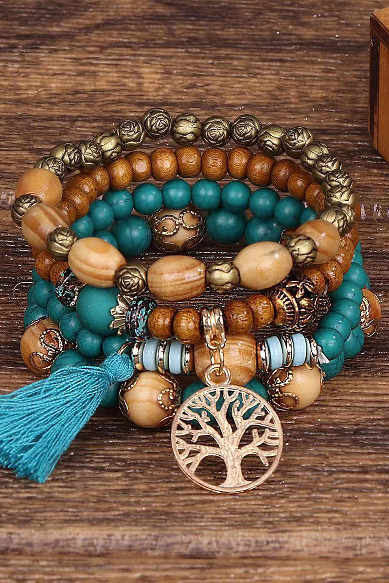 Bohemian Charm Beaded Bracelet