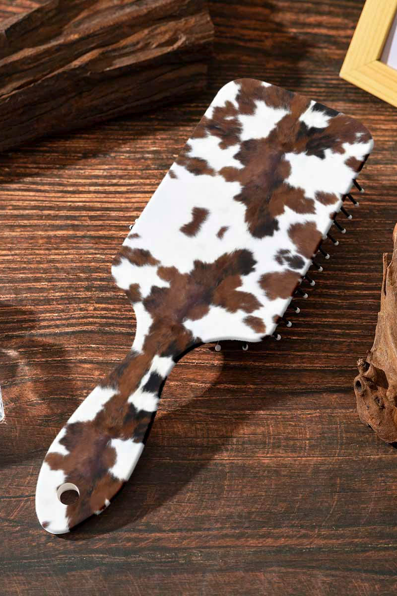 Animal Print Paddle Hairbrush