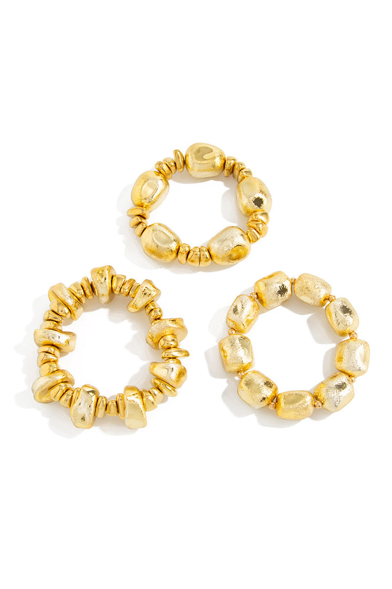Bold Gold Statement Bracelet
