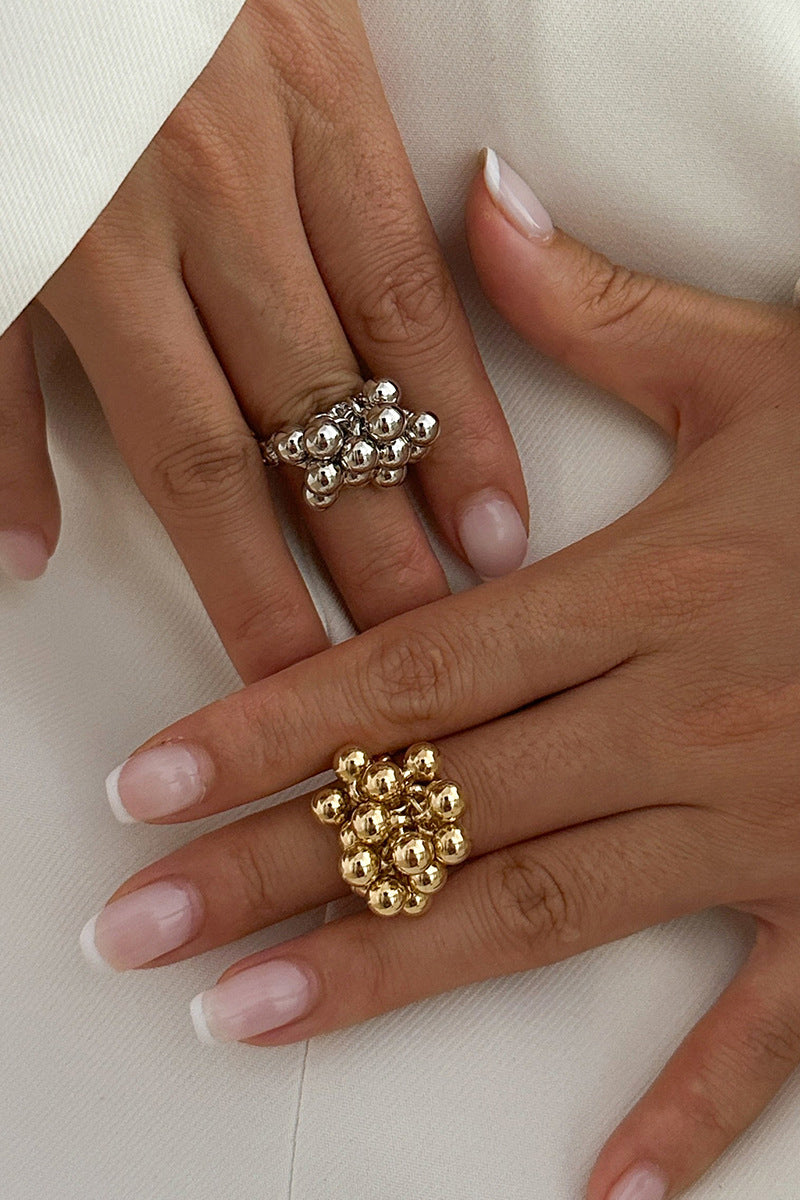 Bold Cluster Statement Ring