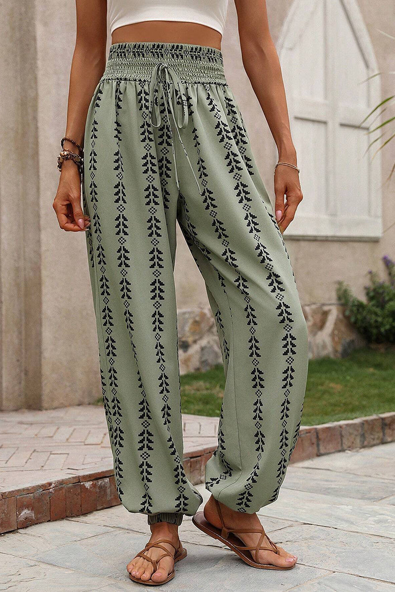 Bohemian Patterned Casual Pants