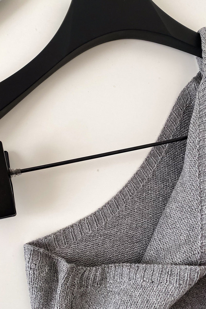 Asymmetric Sleeveless Knit Tank