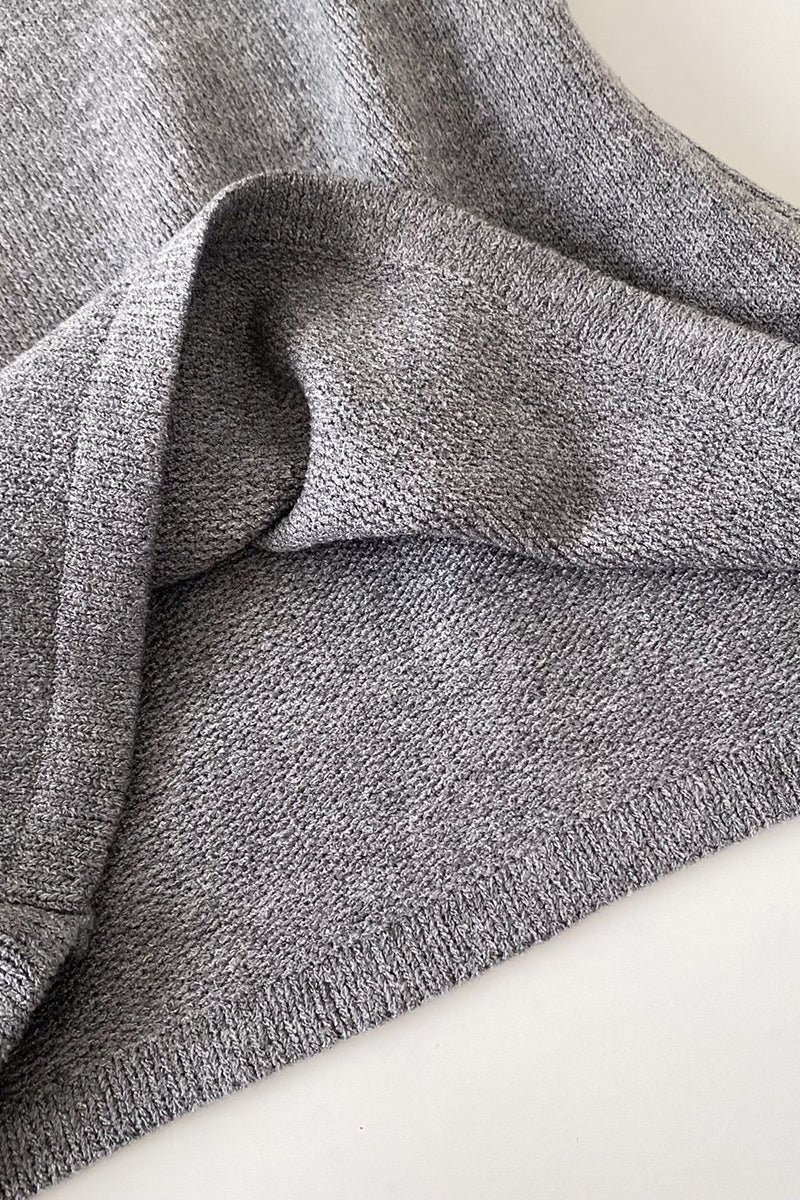 Asymmetric Sleeveless Knit Tank