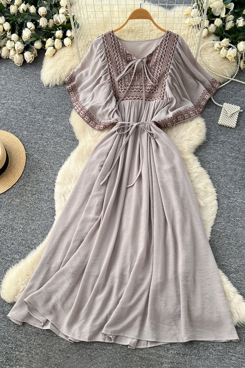 Bohemian Print Casual Dress