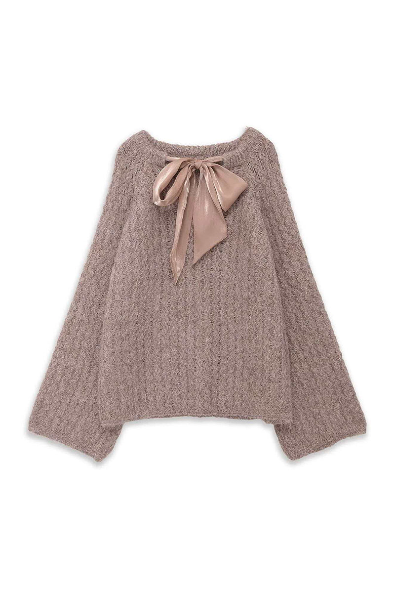 Bow Tie Knit Sweater