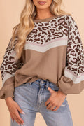Animal Print Chevron Sweater