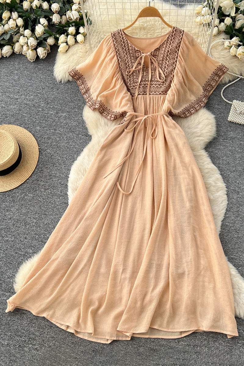 Bohemian Print Casual Dress