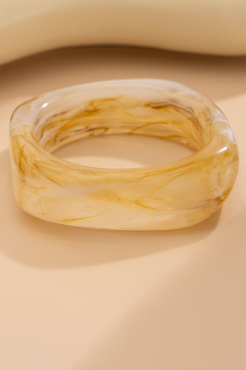 Bold Marbled Acrylic Bangle