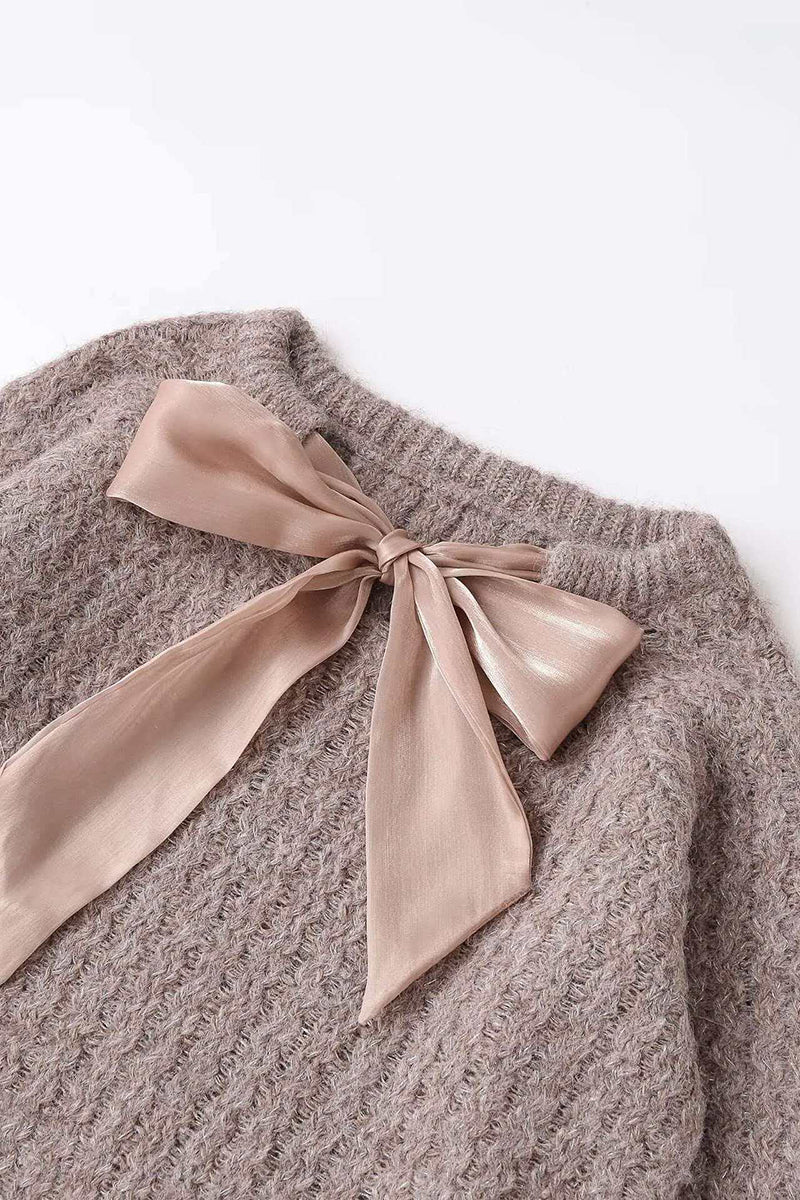 Bow Tie Knit Sweater