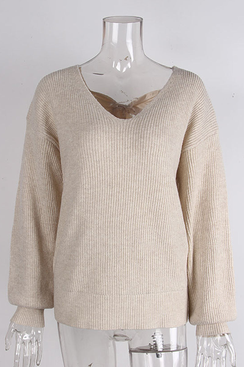 Back Bow Detail Sweater