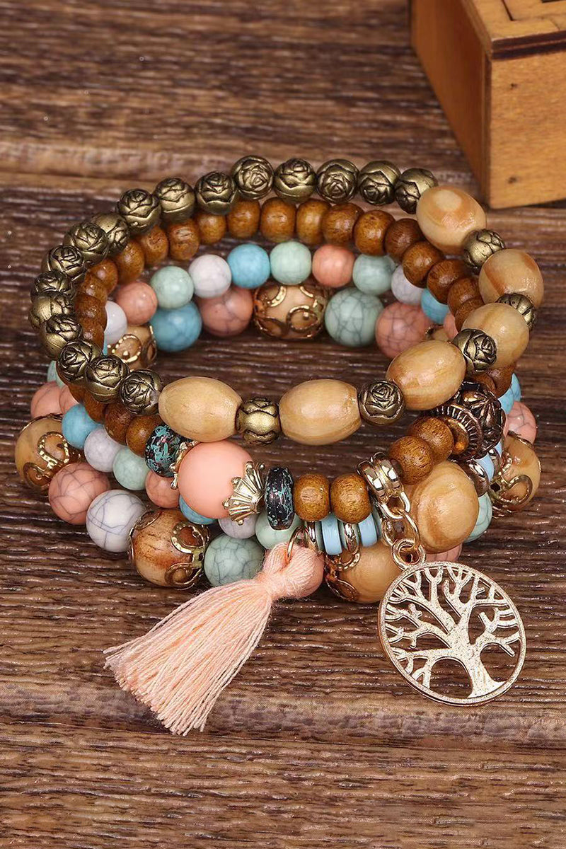Bohemian Charm Beaded Bracelet