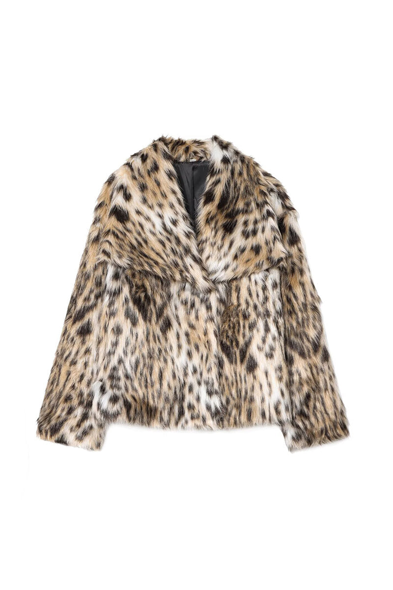 Bold Leopard Print Coat