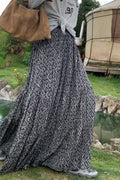 Bohemian Printed Midi Skirt