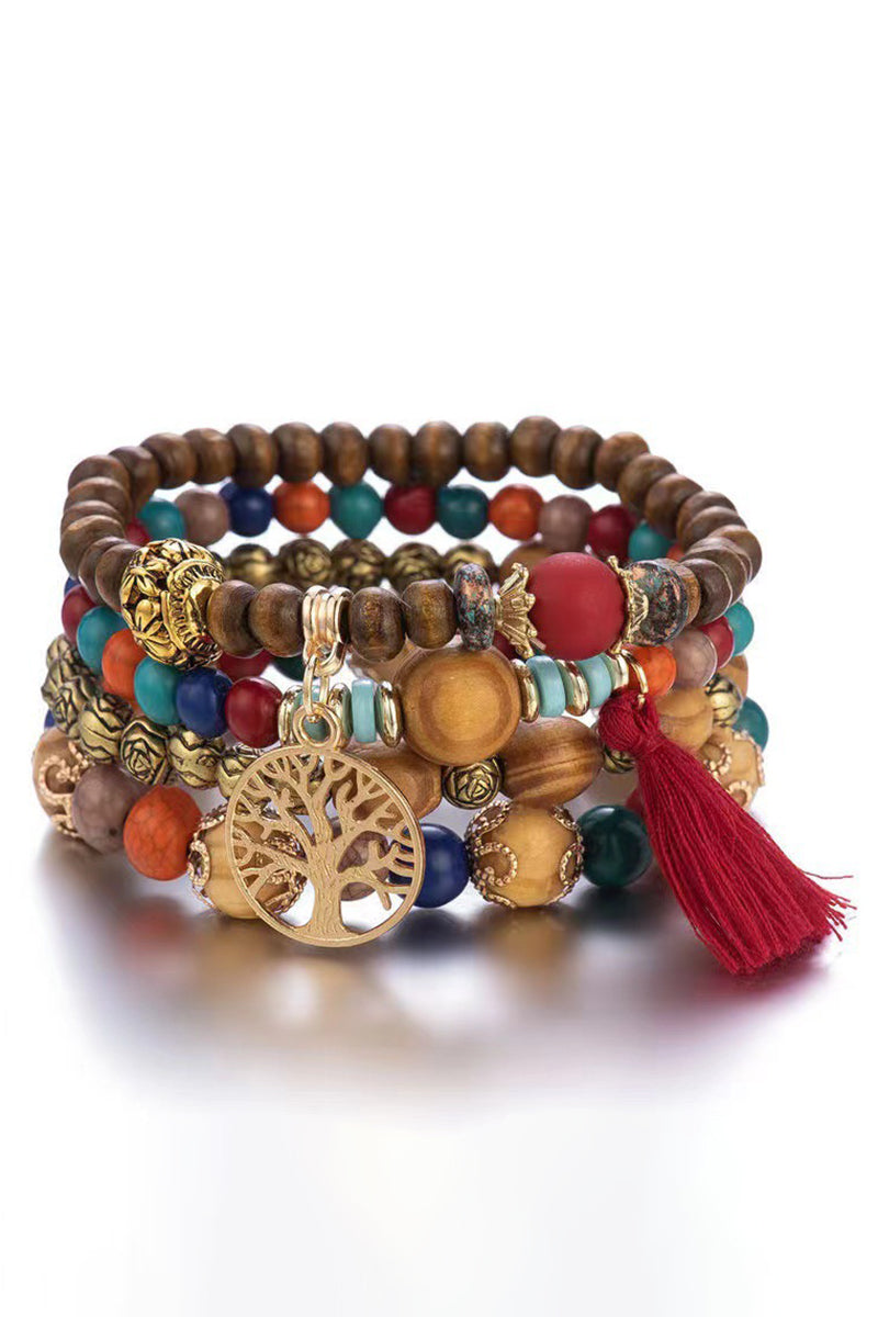 Bohemian Charm Beaded Bracelet