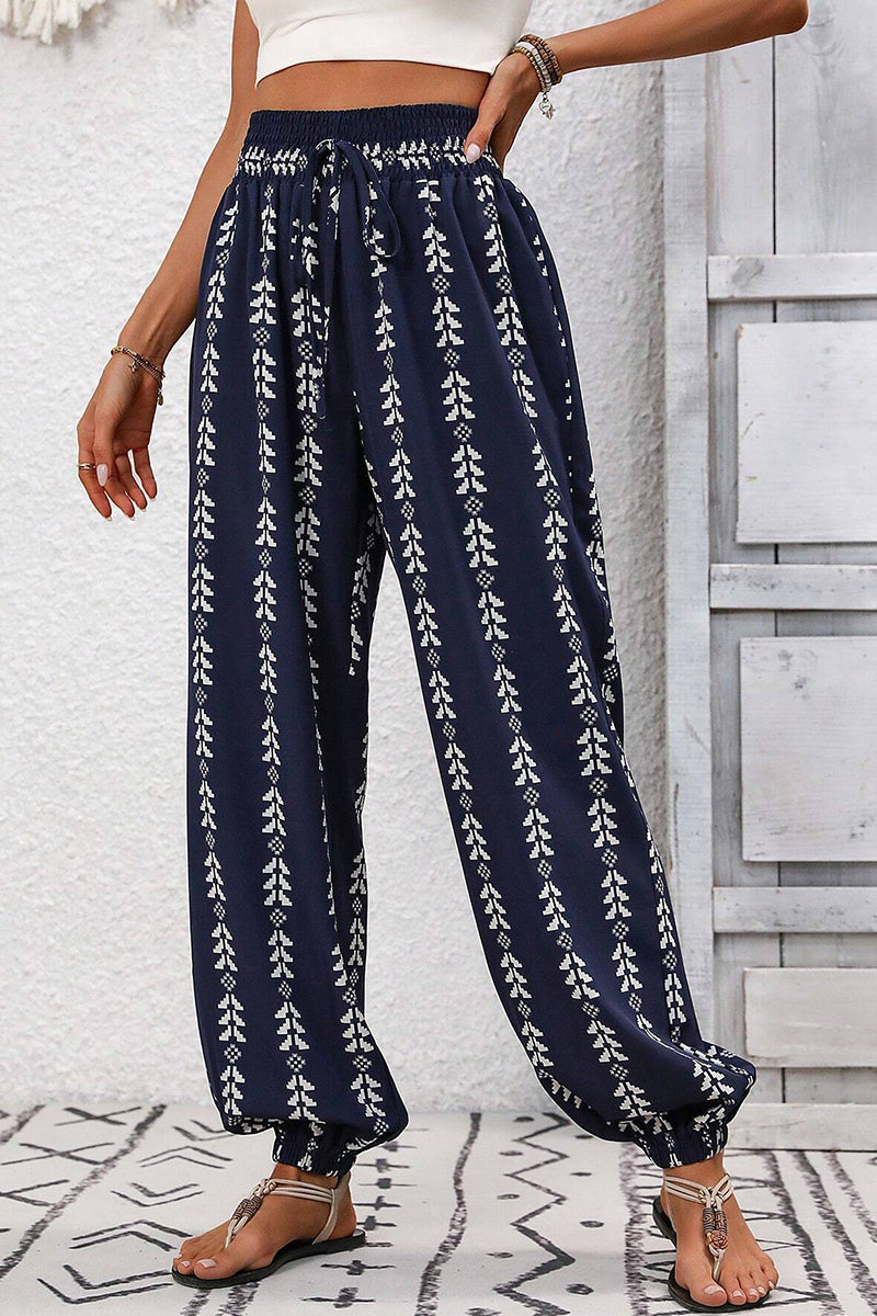 Bohemian Patterned Casual Pants