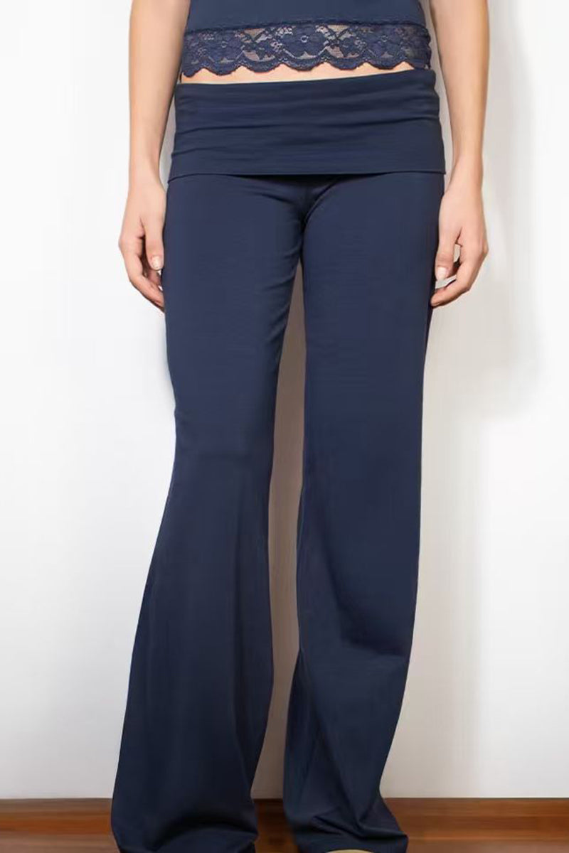 Angel Wing Sequin Casual Pants