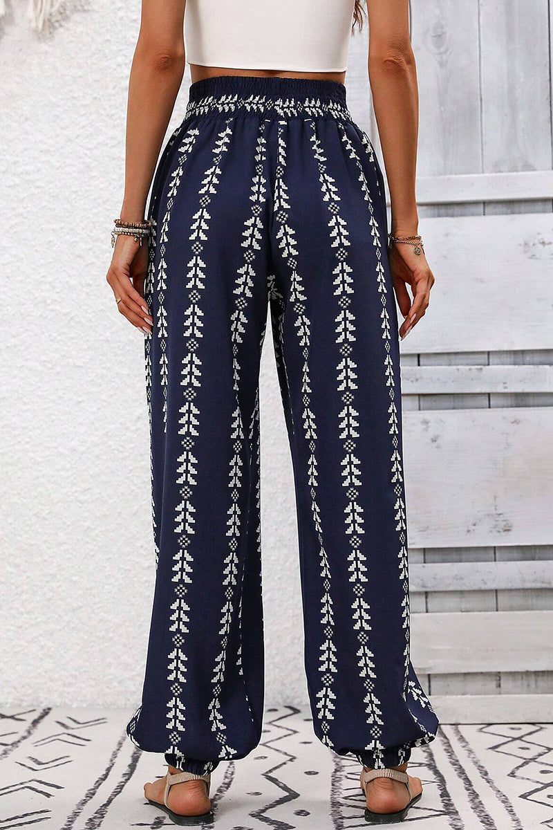 Bohemian Patterned Casual Pants
