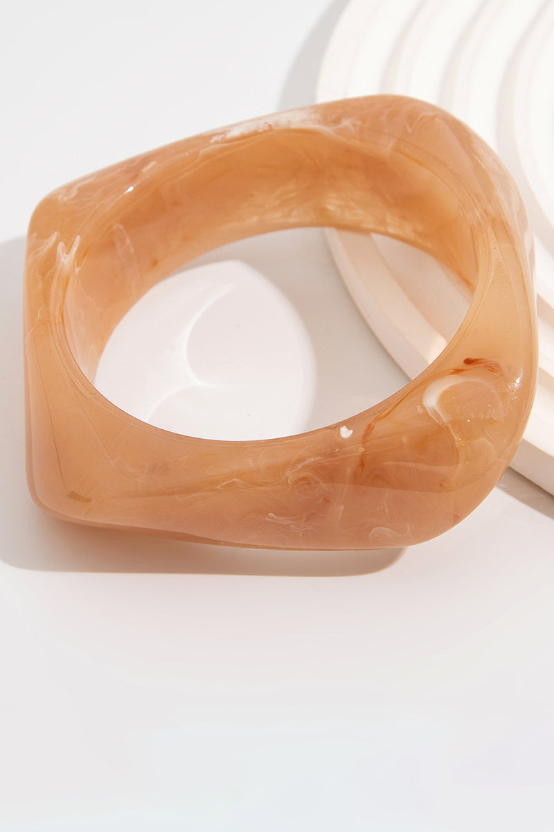 Bold Marbled Acrylic Bangle