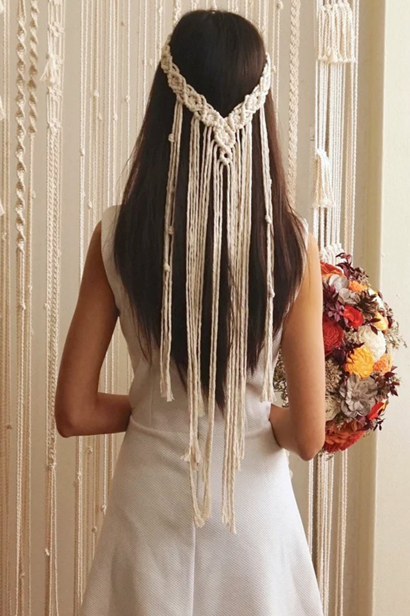 Braided Fringe Statement Necklace
