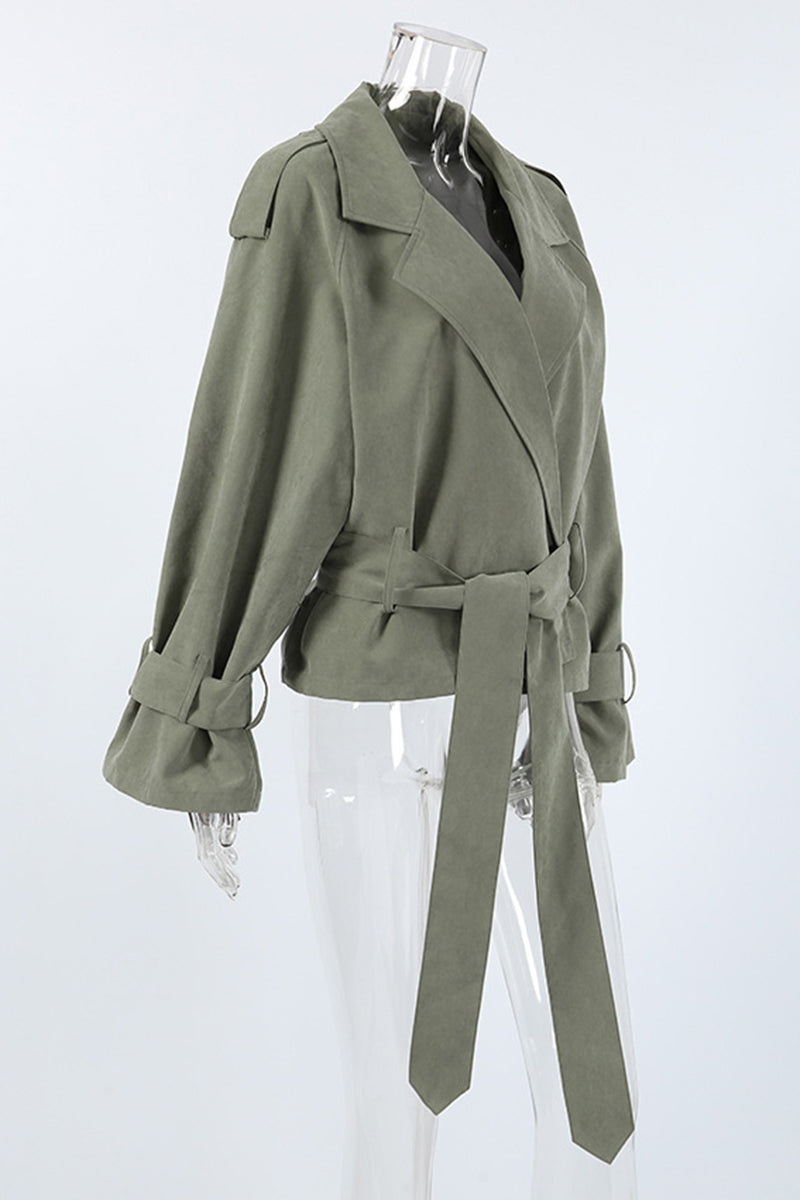 Belted Oversized Trench Coat