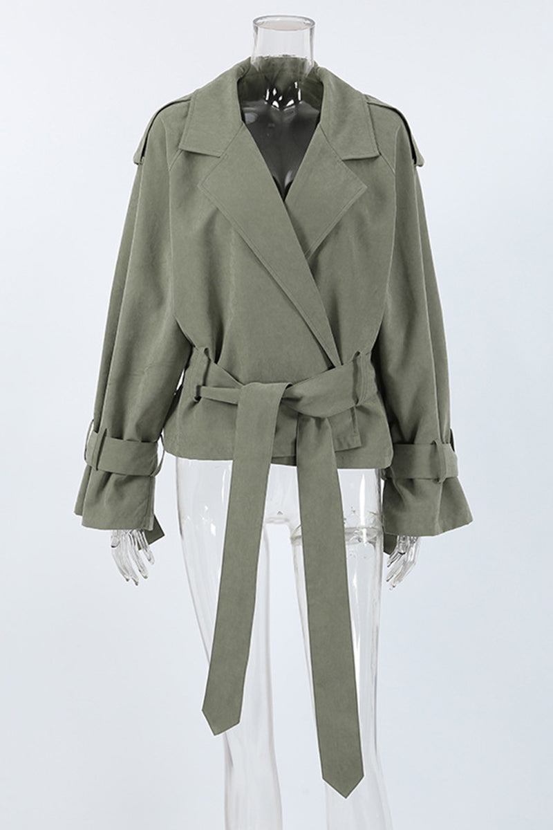 Belted Oversized Trench Coat