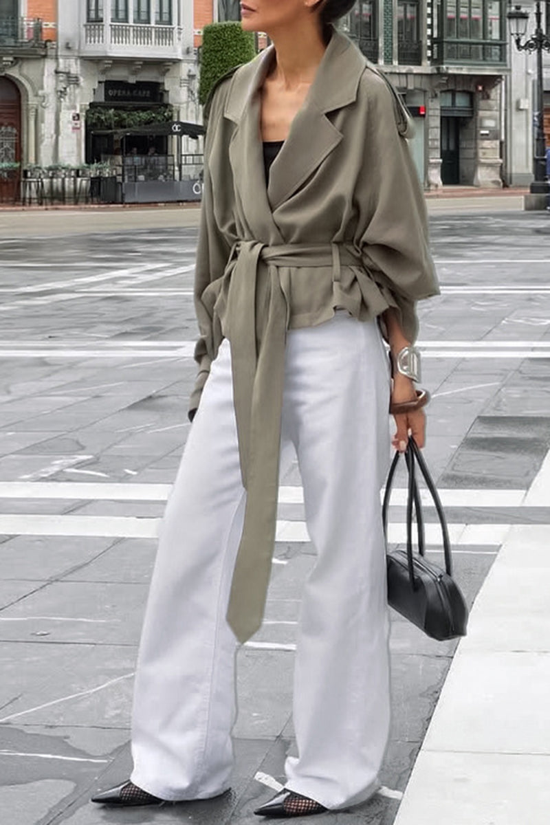 Belted Oversized Trench Coat
