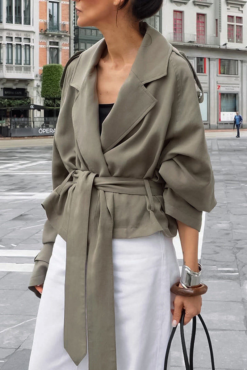 Belted Oversized Trench Coat