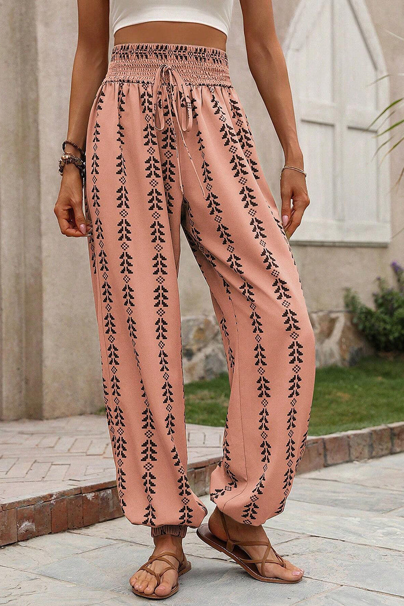 Bohemian Patterned Casual Pants