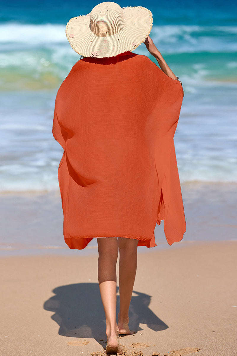 Breezy Beach Button-Up Cover-Up
