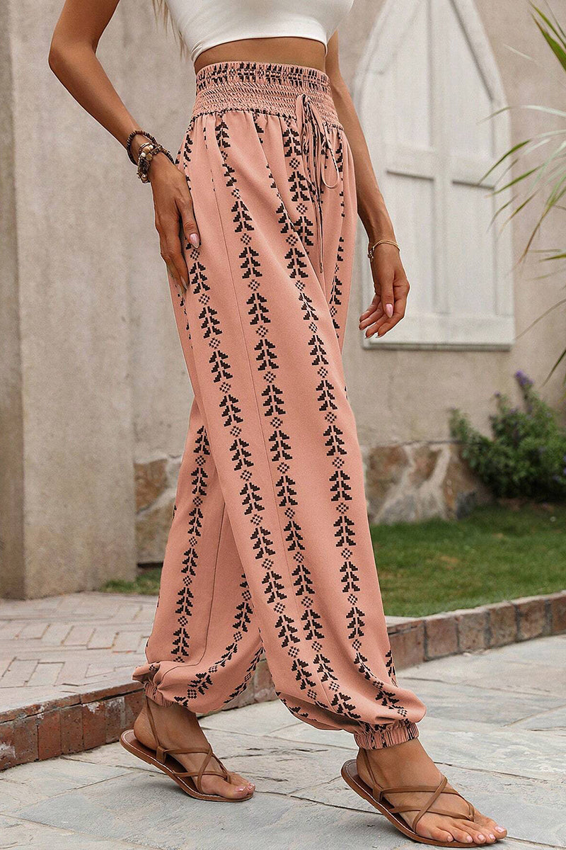Bohemian Patterned Casual Pants