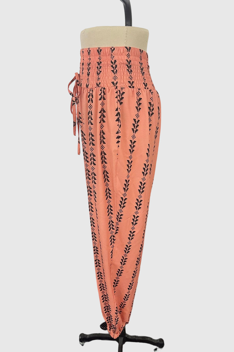 Bohemian Patterned Casual Pants