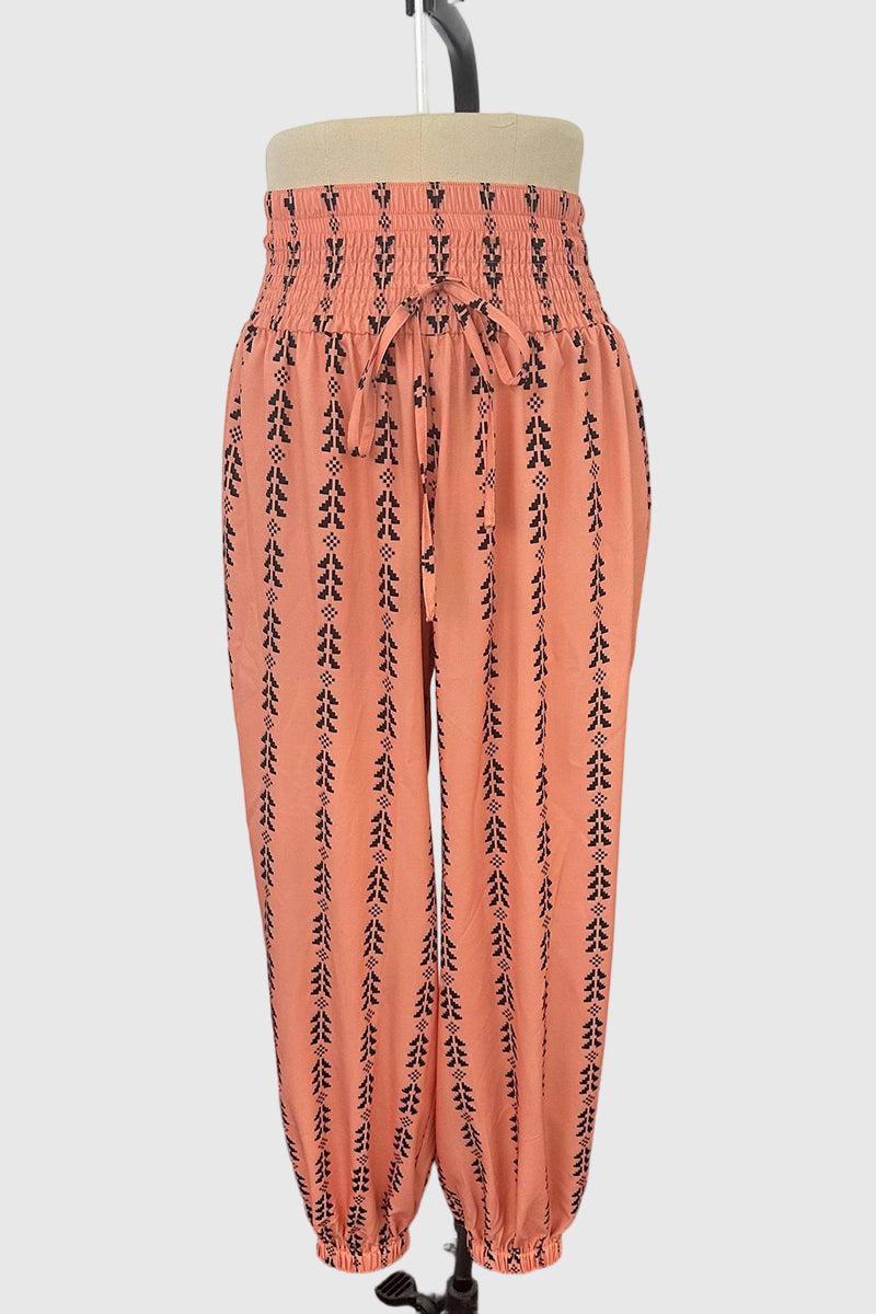 Bohemian Patterned Casual Pants