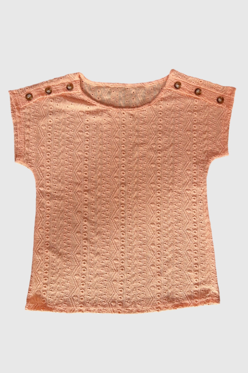 Button Detail Short Sleeve T-Shirt