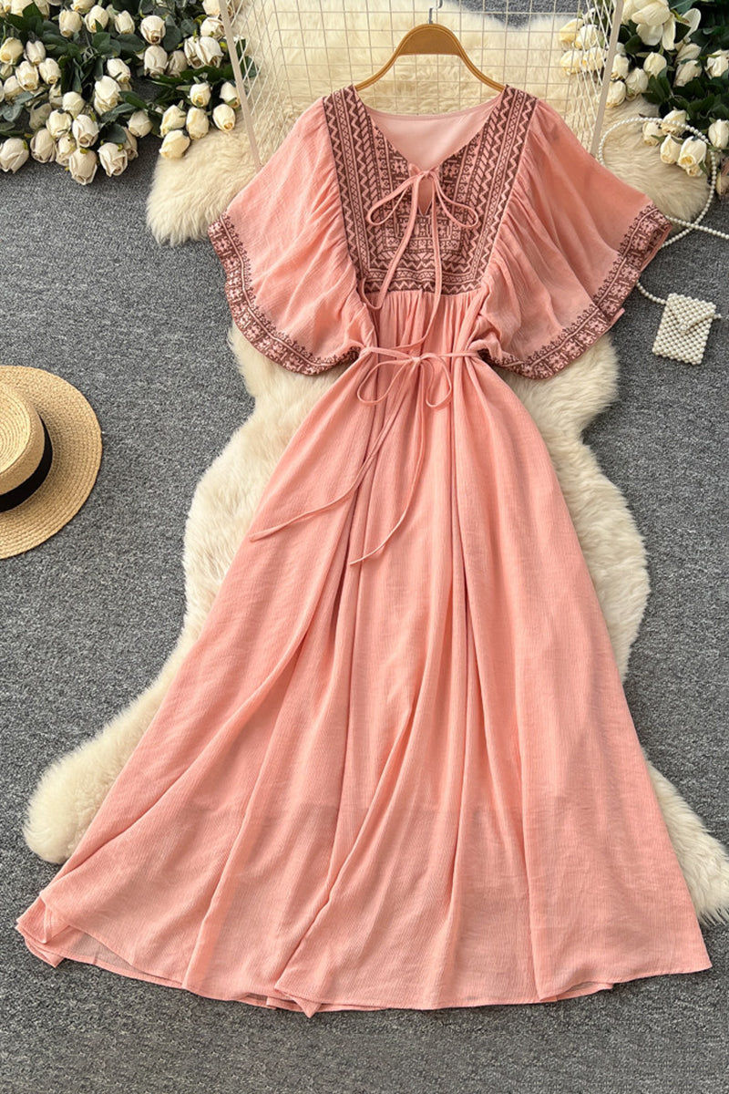 Bohemian Print Casual Dress
