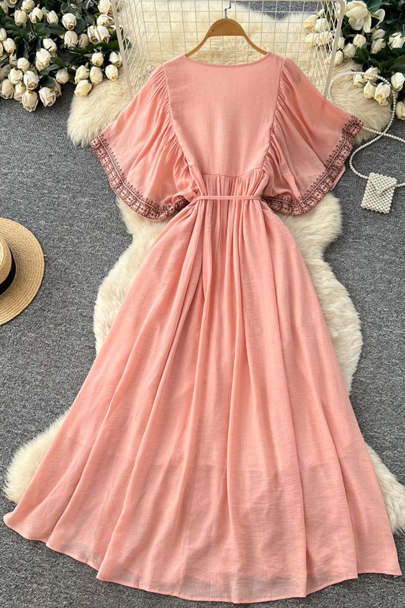 Bohemian Print Casual Dress