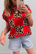 Bold Pattern Knit Sweater Vest