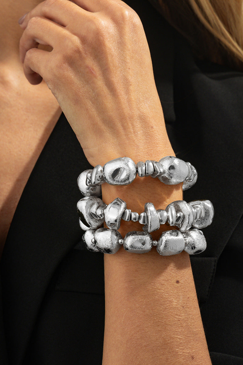 Bold Gold Statement Bracelet