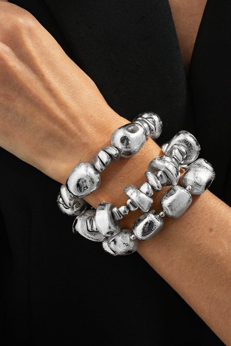 Bold Gold Statement Bracelet