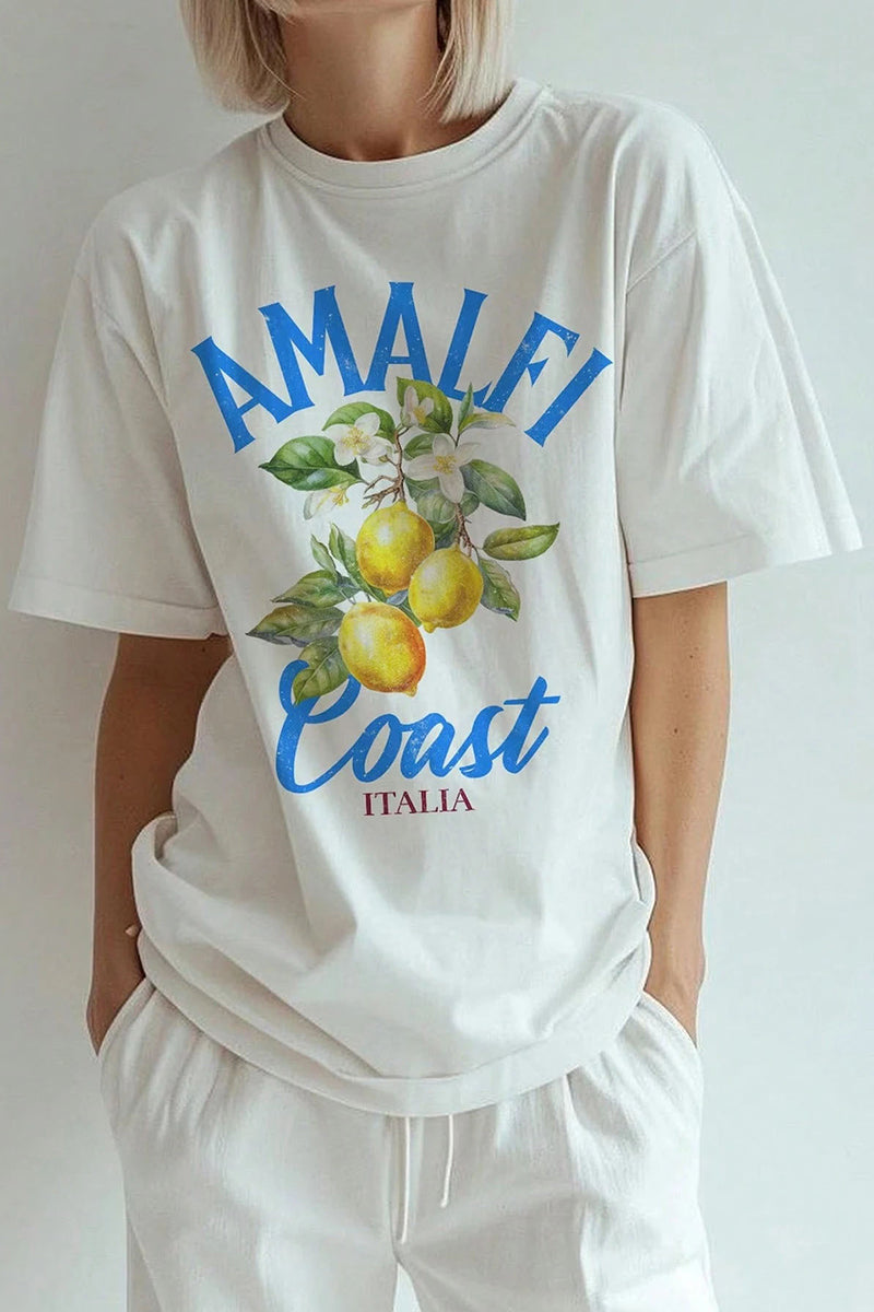Amalfi Coast Graphic T-Shirt