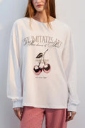 Art-Inspired Graphic Long Sleeve Tee