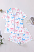Bow Pattern Loungewear Set