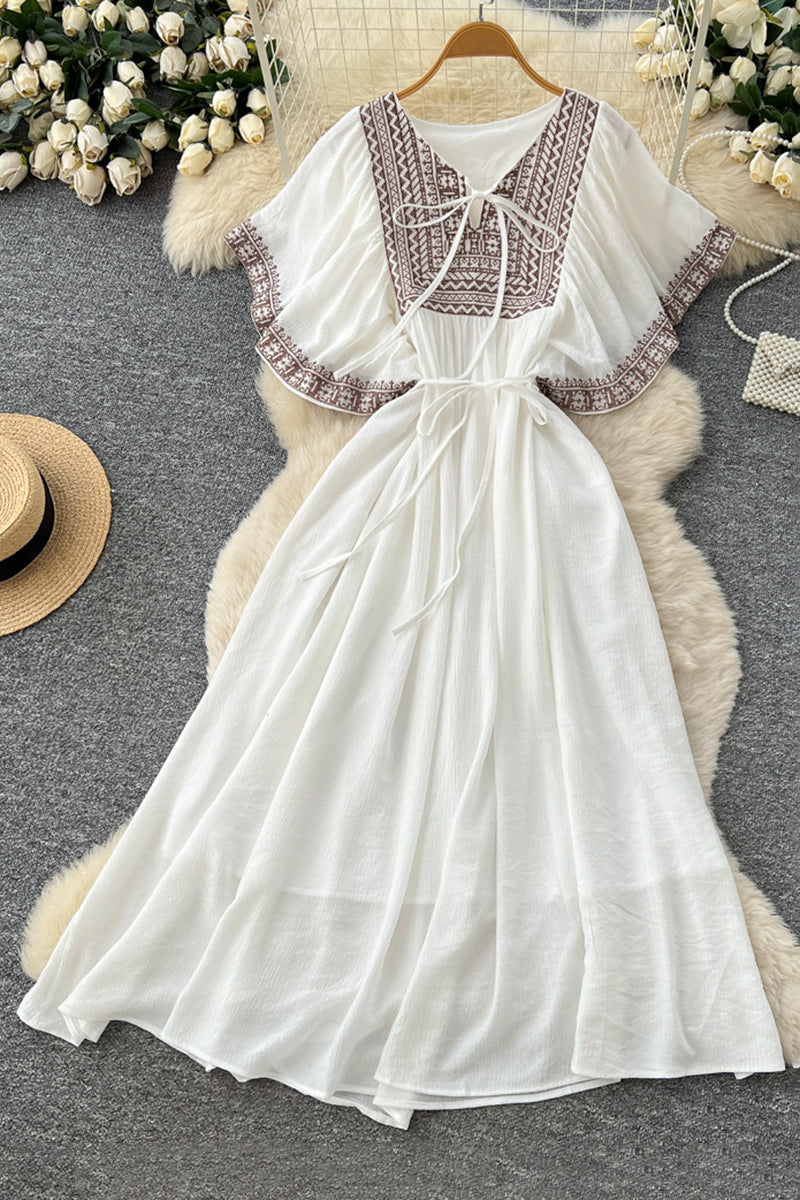 Bohemian Print Casual Dress