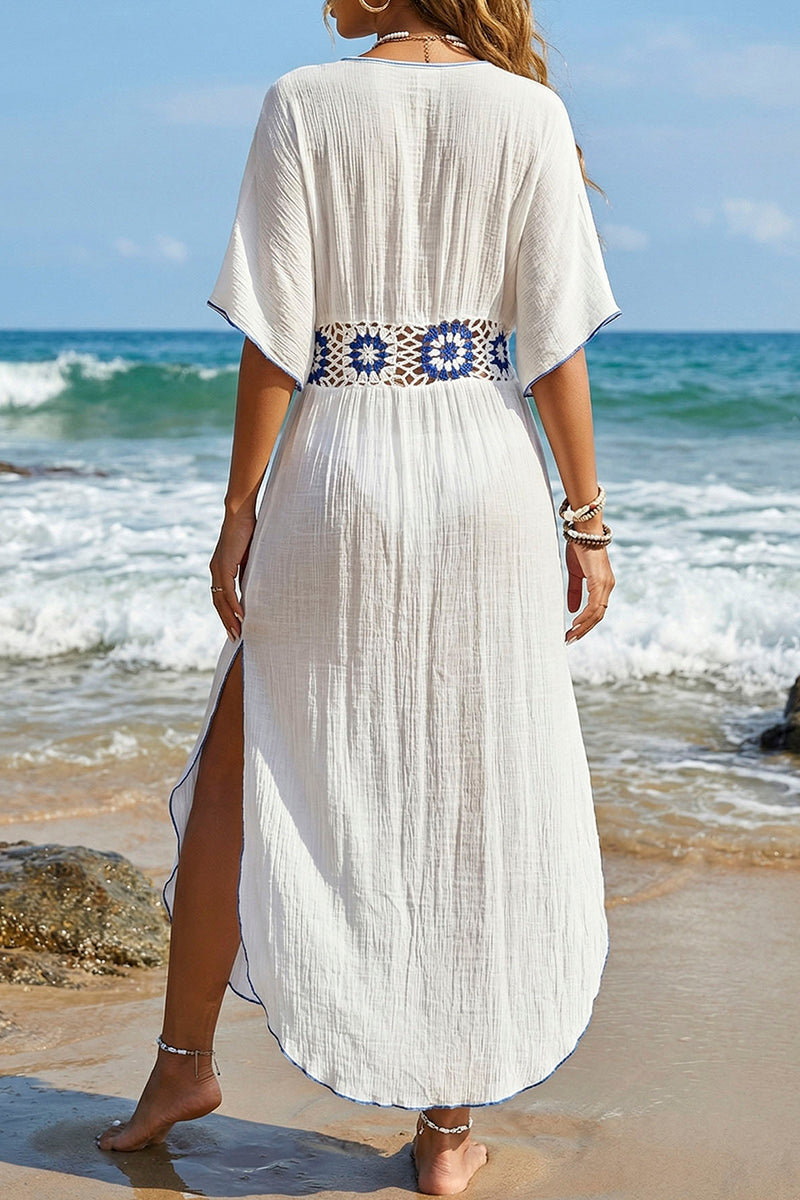 Boho Crochet Beach Cover-Up