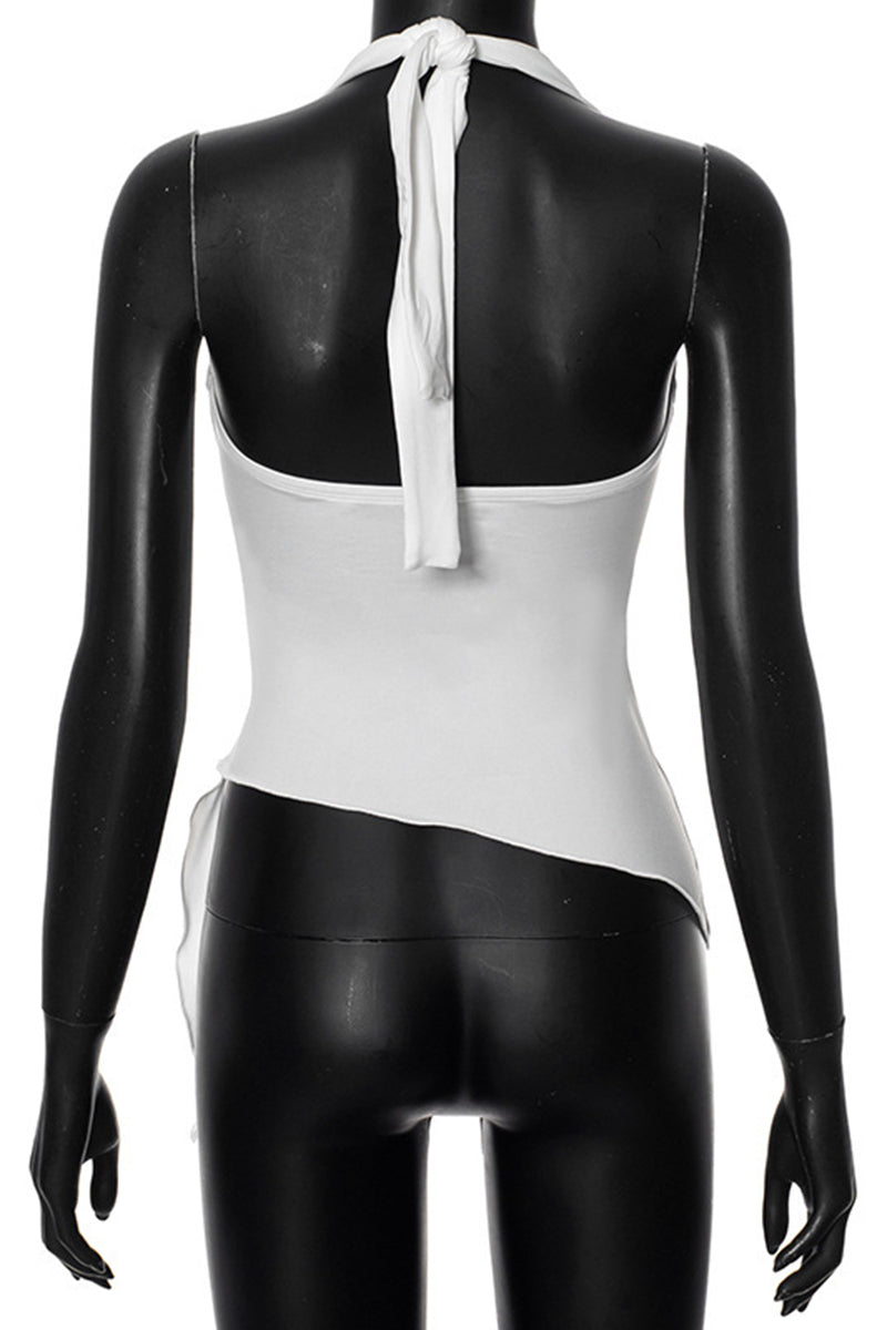 Asymmetric Wrap Tank with Buckle