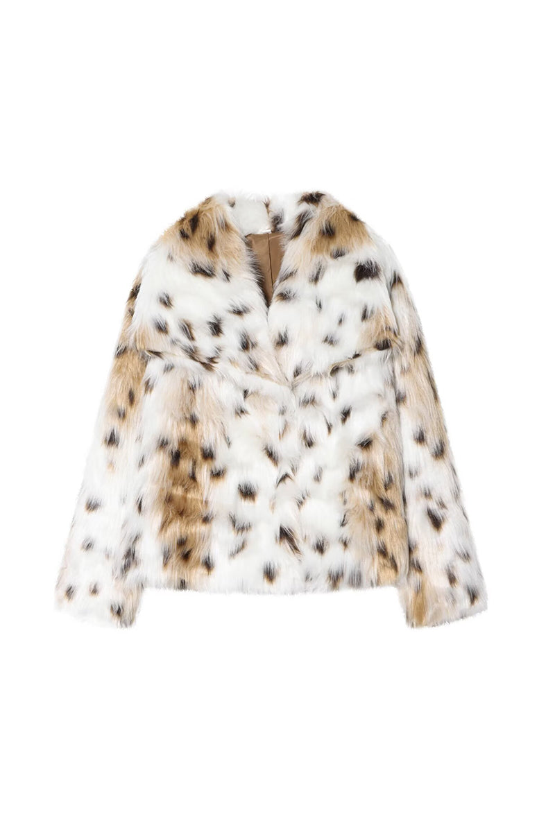Bold Leopard Print Coat