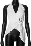 Asymmetric Wrap Tank with Buckle