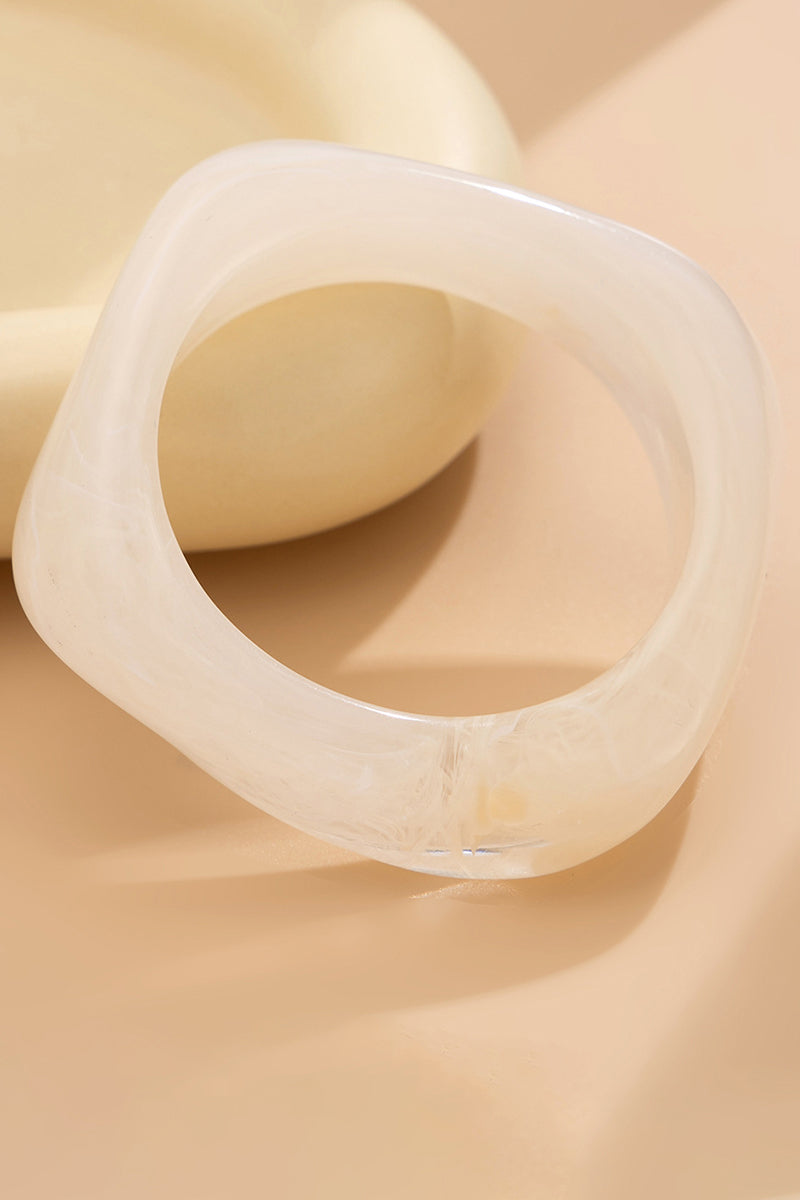 Bold Marbled Acrylic Bangle