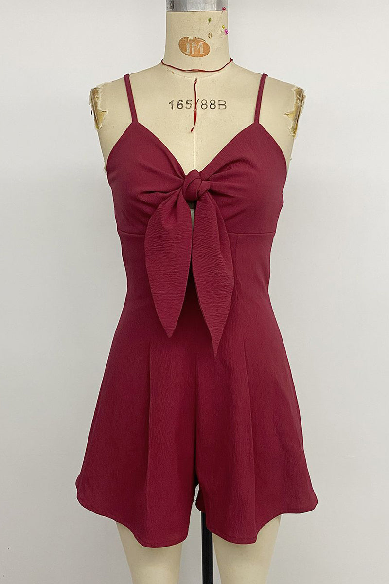 Bowknot Summer Sleeveless Romper