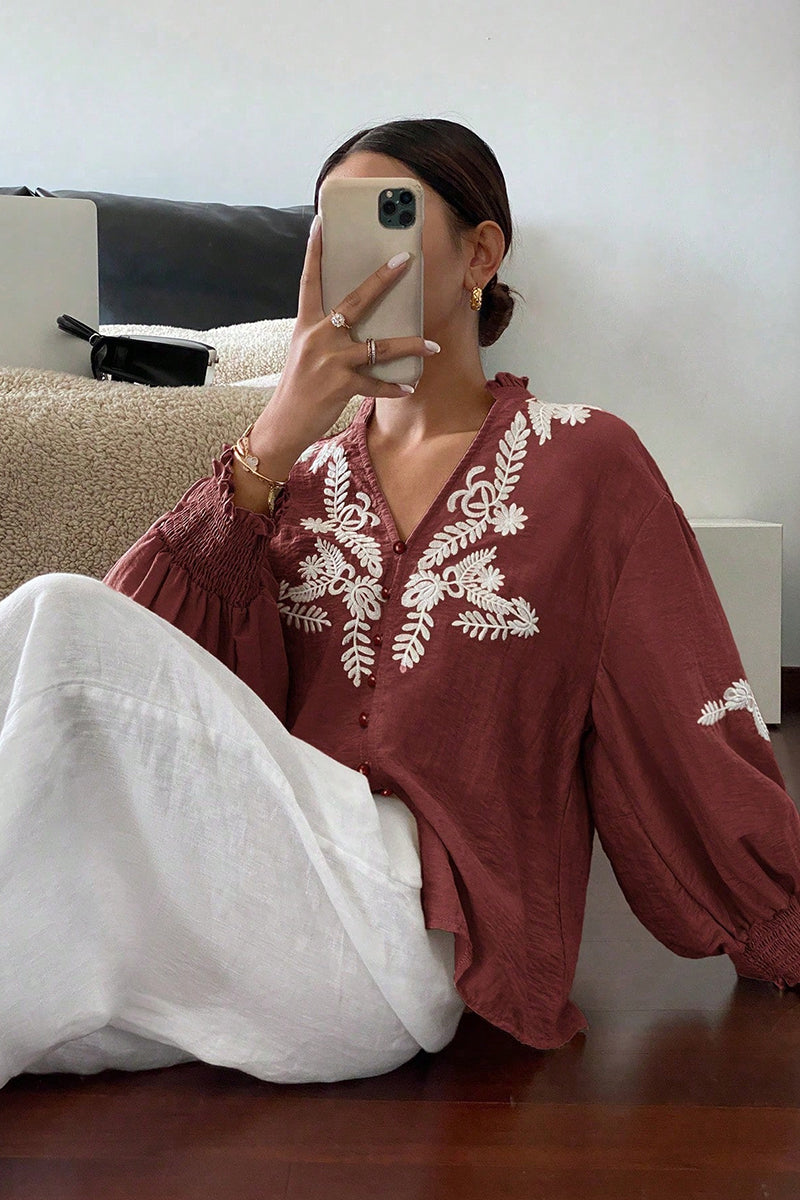 Boho Long Sleeve Blouse