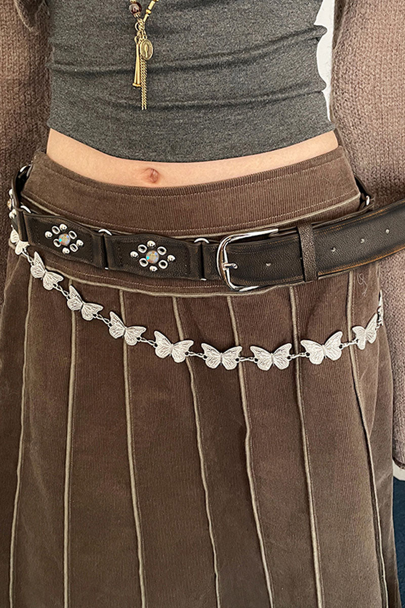 Butterfly Chain Studded Belt